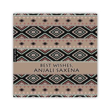Personalised Black Aztec Gift Tags