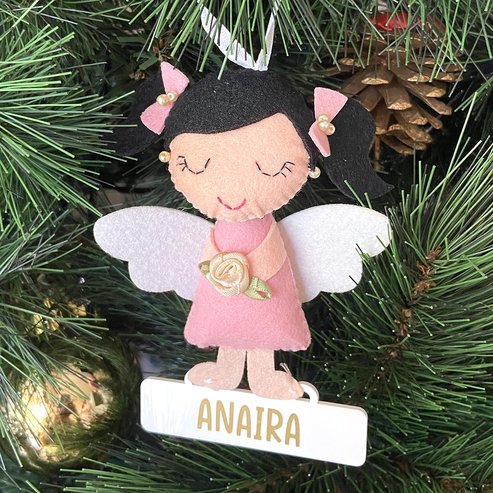 GWD Kids - Baby Girl Angel - Felt Ornament