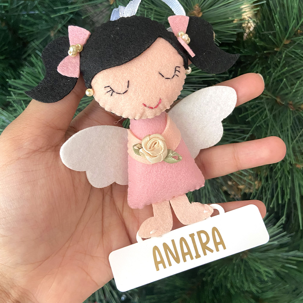 GWD Kids - Baby Girl Angel - Felt Ornament