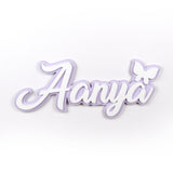 3D Acrylic Name Plaque - Butterfly