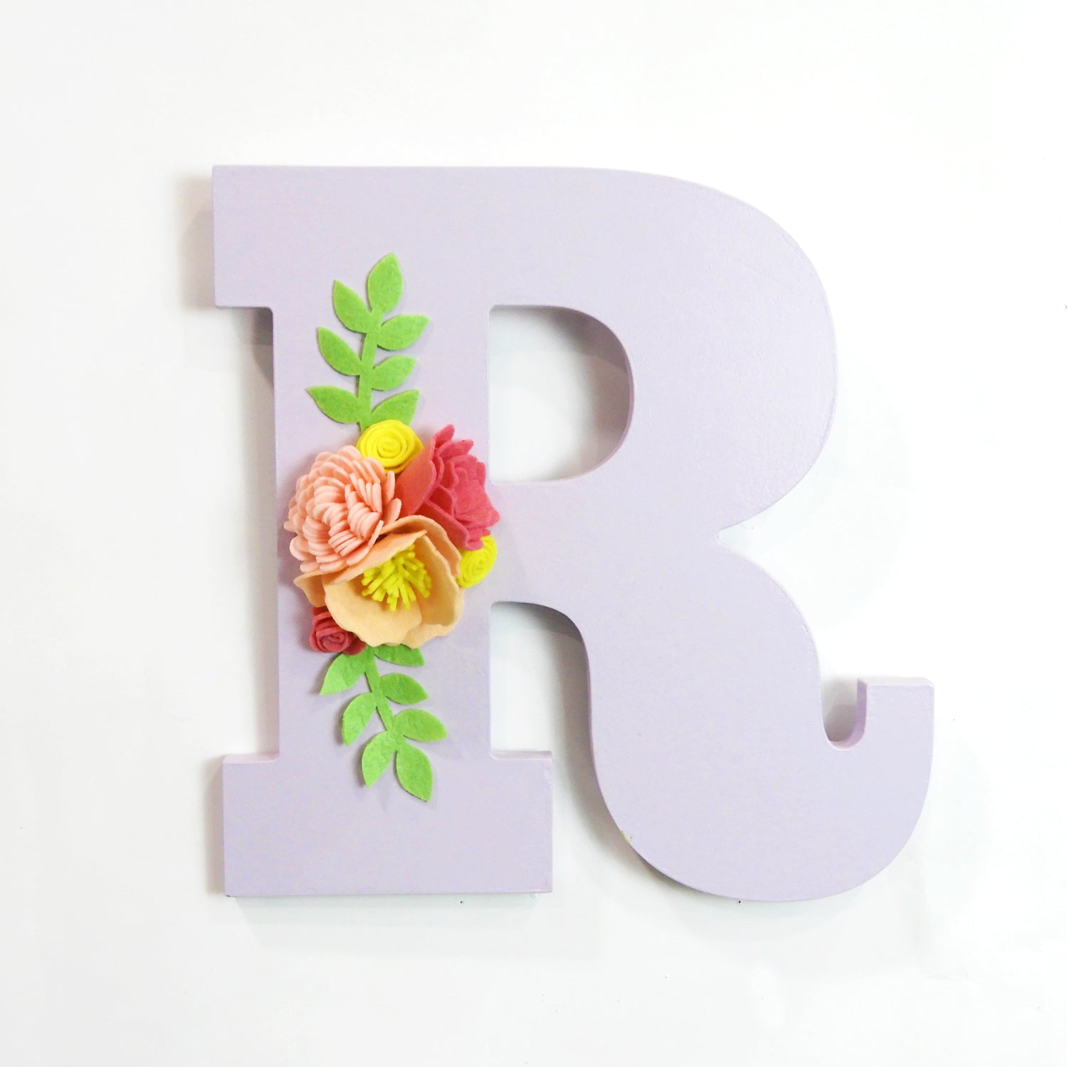 Floral Themed Personalised Alphabet