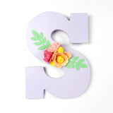 Personalised Initial with Flowers