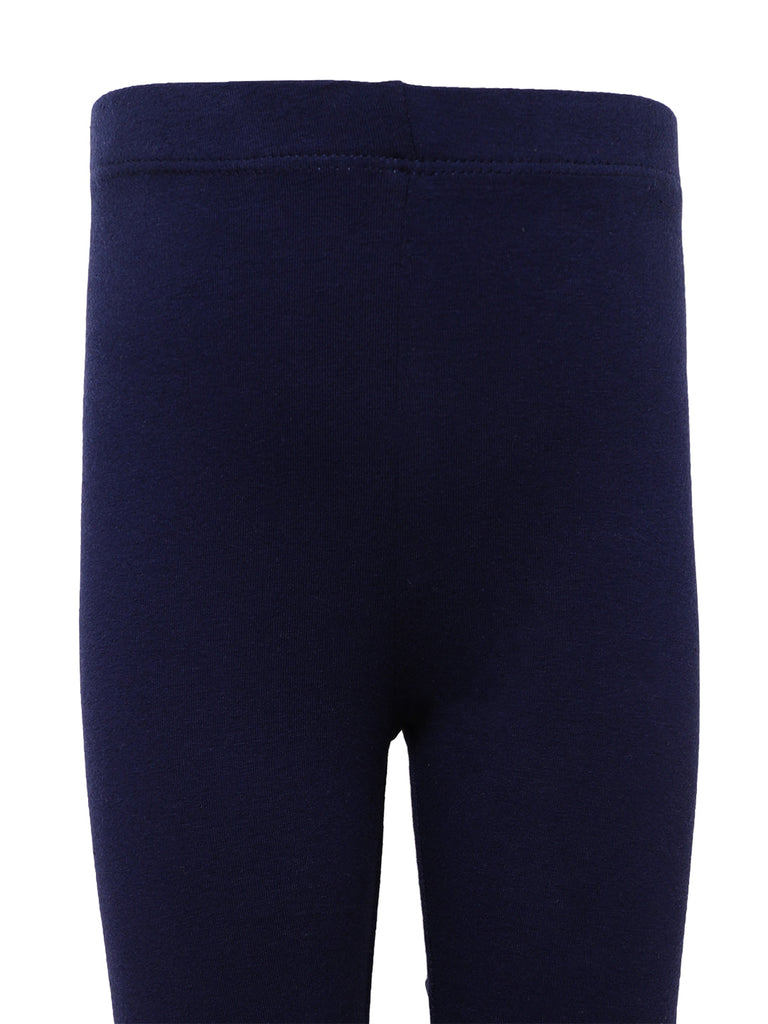Childrens Place NWT Girls Size 7/8 Navy Blue Full Length Leggings | eBay
