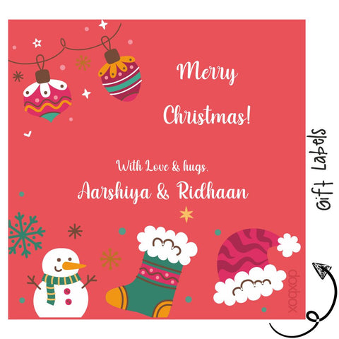 Gift Labels - Christmas Elements
