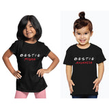 Personalised Holographic Themed Tshirt - BESTIE (single piece)