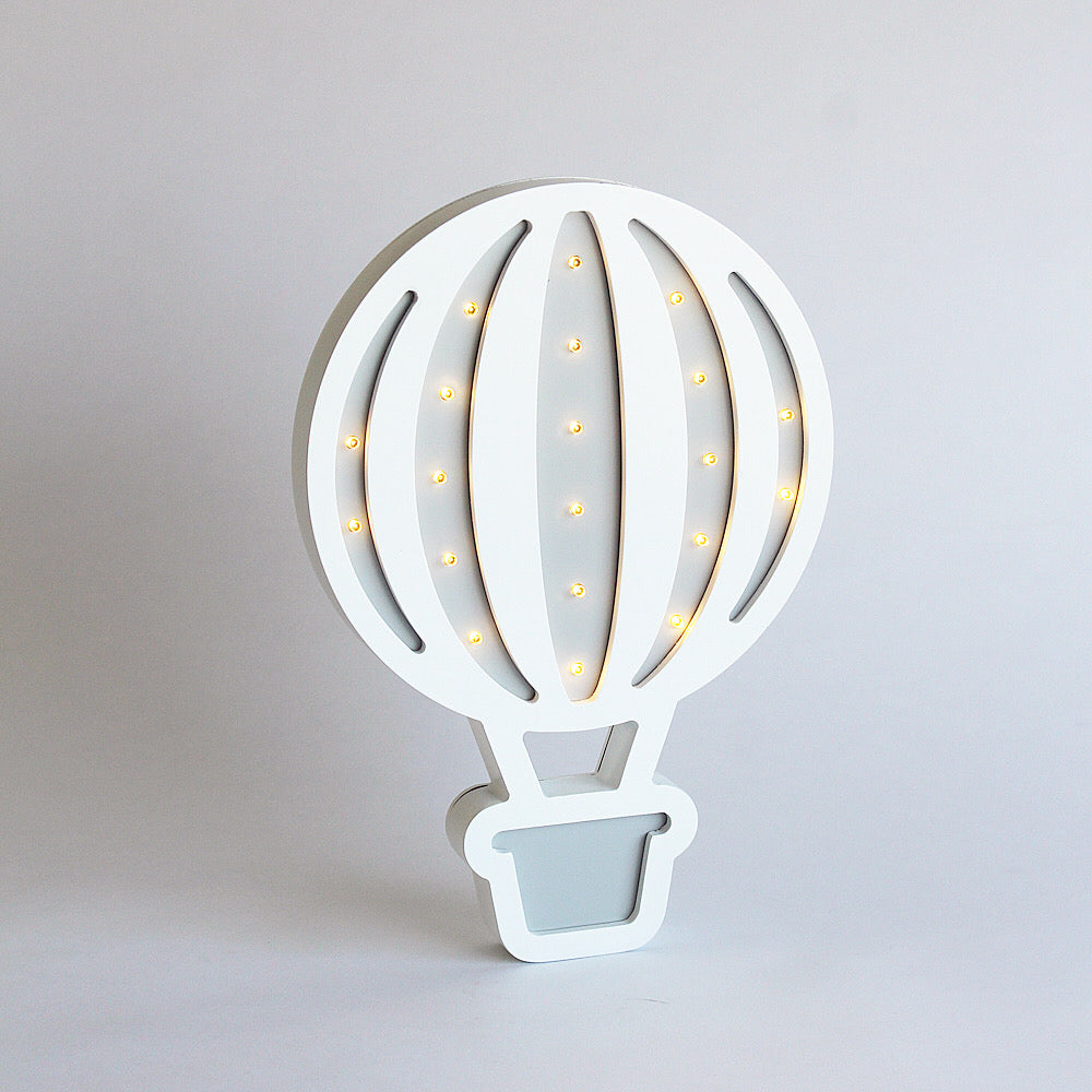 Hot Air Balloon Light - Grey