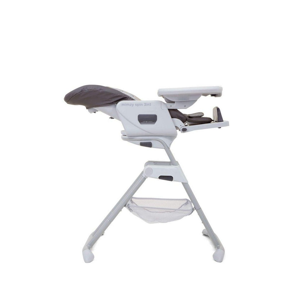 Joie Mimzy Spin 3in1 High Chair,360 Degree, one Hand Activated Swivel seat 3 Position Adjustable Tray with Cup Holder (Birth to 15kg)