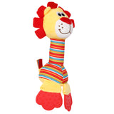 Baby Moo Lion Yellow And Red Soft Rattle With Teether
