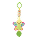 Butterfly Pink Hanging Musical Toy / Wind Chime With Teether