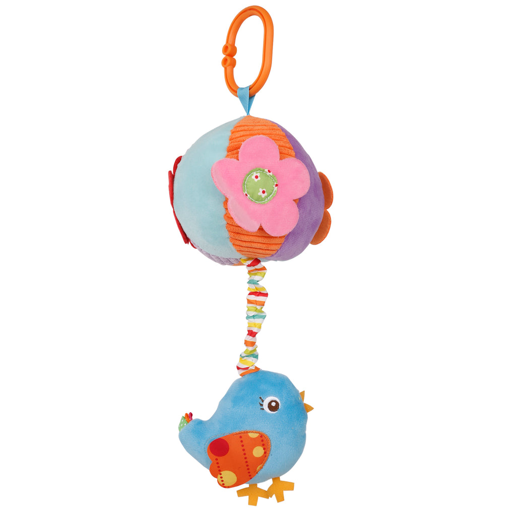 Baby Moo Bird Blue Hanging Pulling Toy