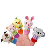 Baby Moo Animals Multicolour Set of 5 Finger Puppets
