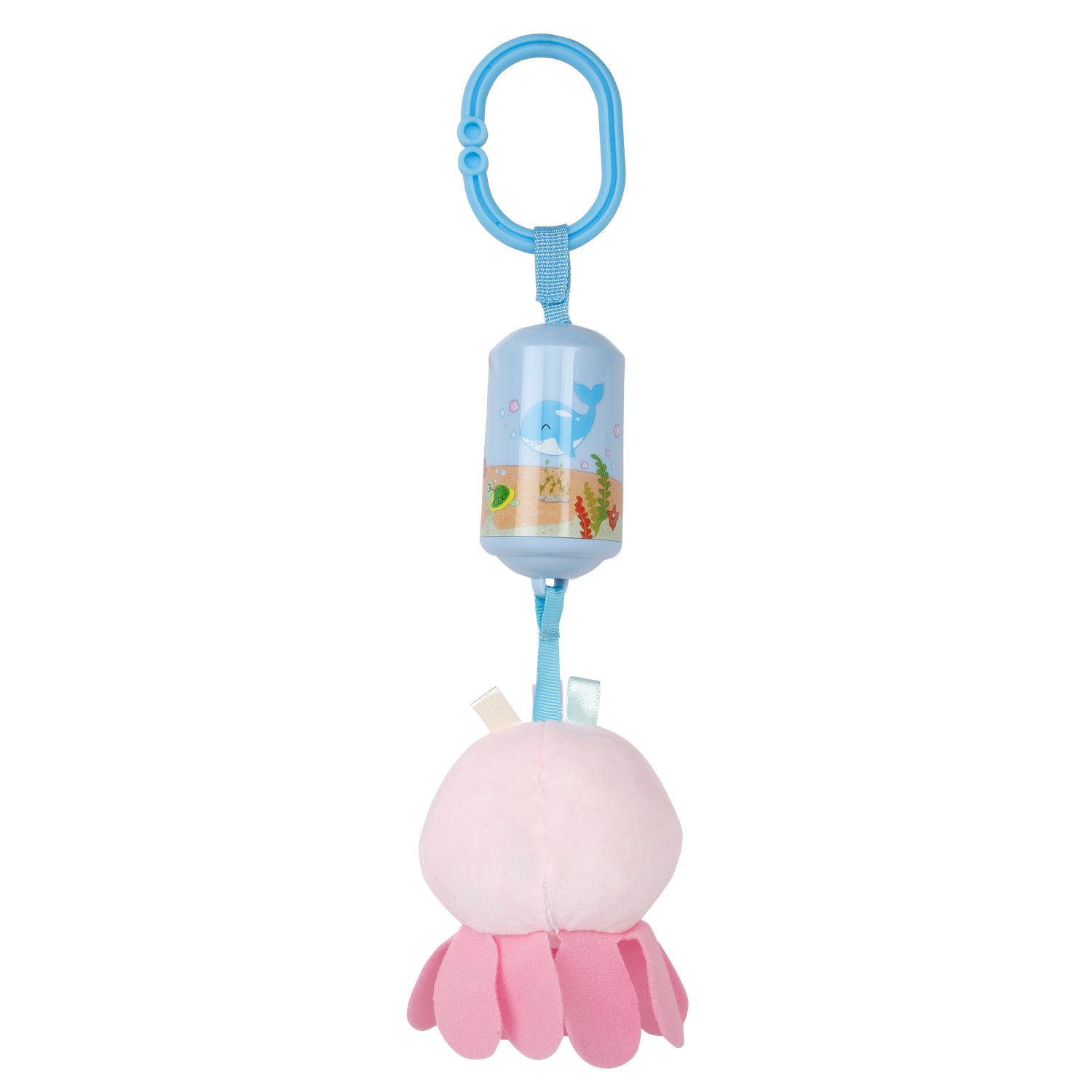 Baby Moo Blushing Octopus Pink Hanging Toy / Wind Chime