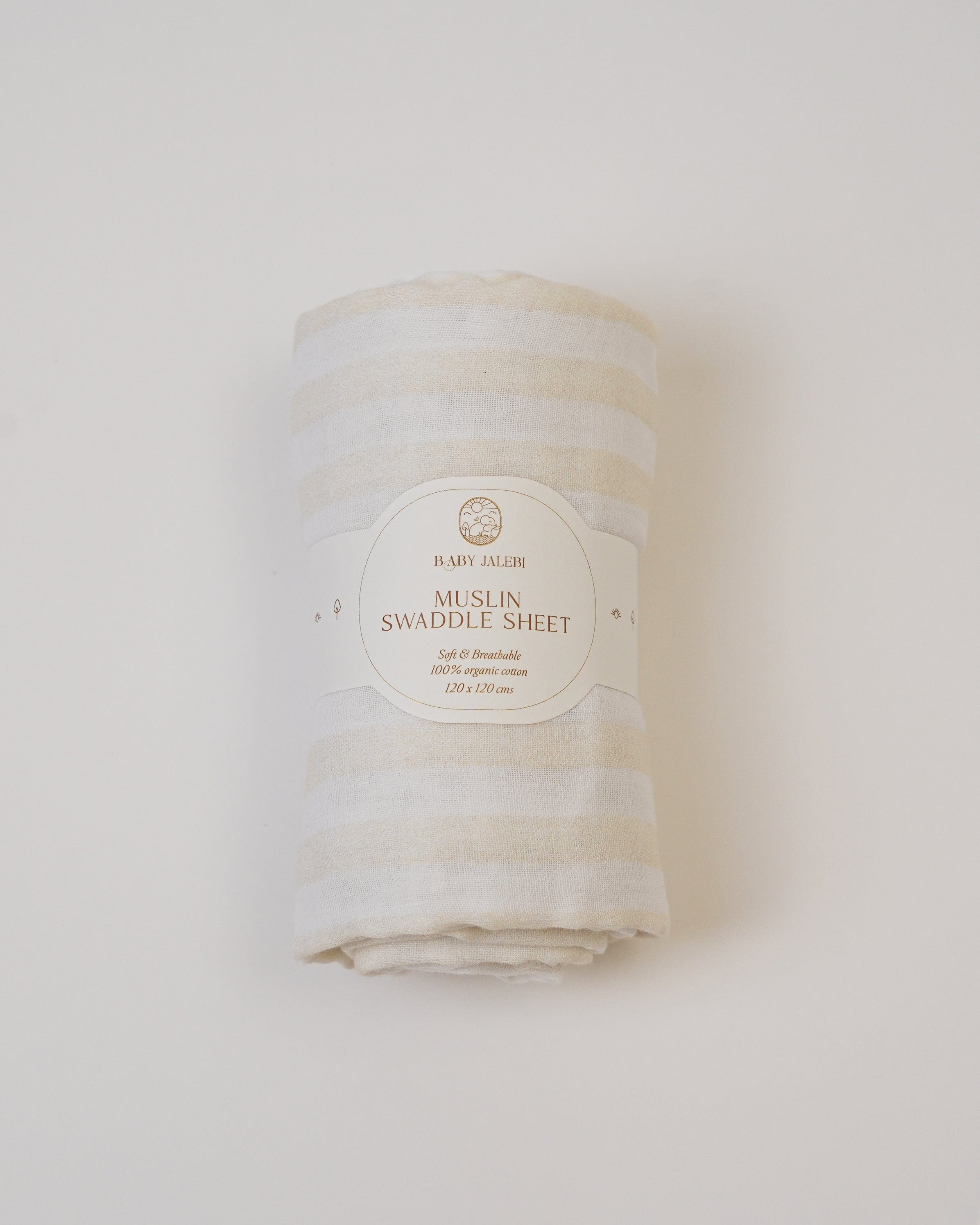 Up in The Clouds Organic Muslin Swaddle Set - Set Of 2