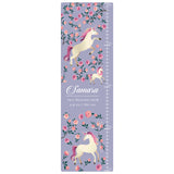 Unicorn Field -Lilac-Height Chart Sticker