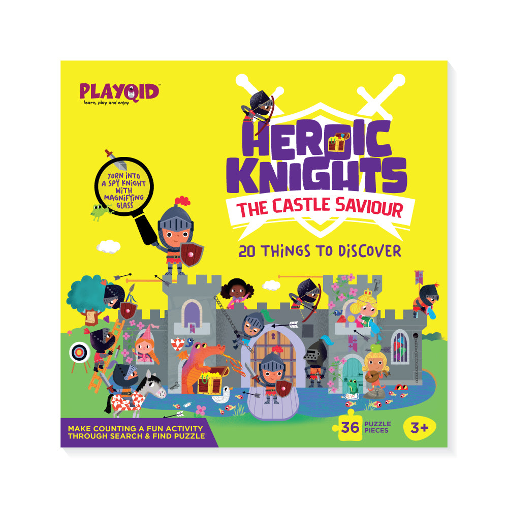 Heroic Knights - The Castle Savior - 36 Piece Puzzles