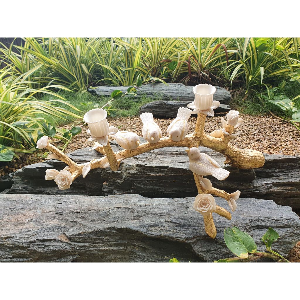 Candle Holder Golden Bough