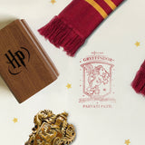 Official Harry Potter Personalised Wooden Text Stamp With Stamp Pad - Griffindor