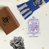 Official Harry Potter Personalised Wooden Text Stamp With Stamp Pad - Ravenclaw