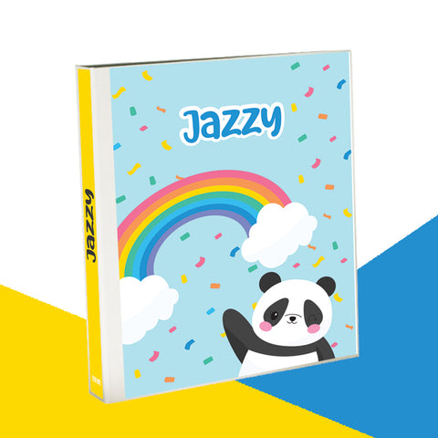 Personalised Binder - Happy Panda