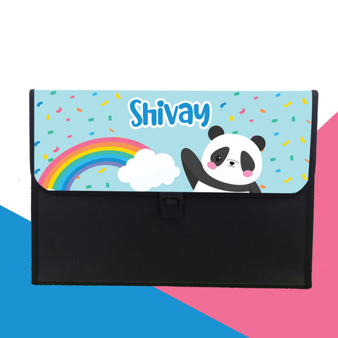 Personalised Folder - Happy Panda
