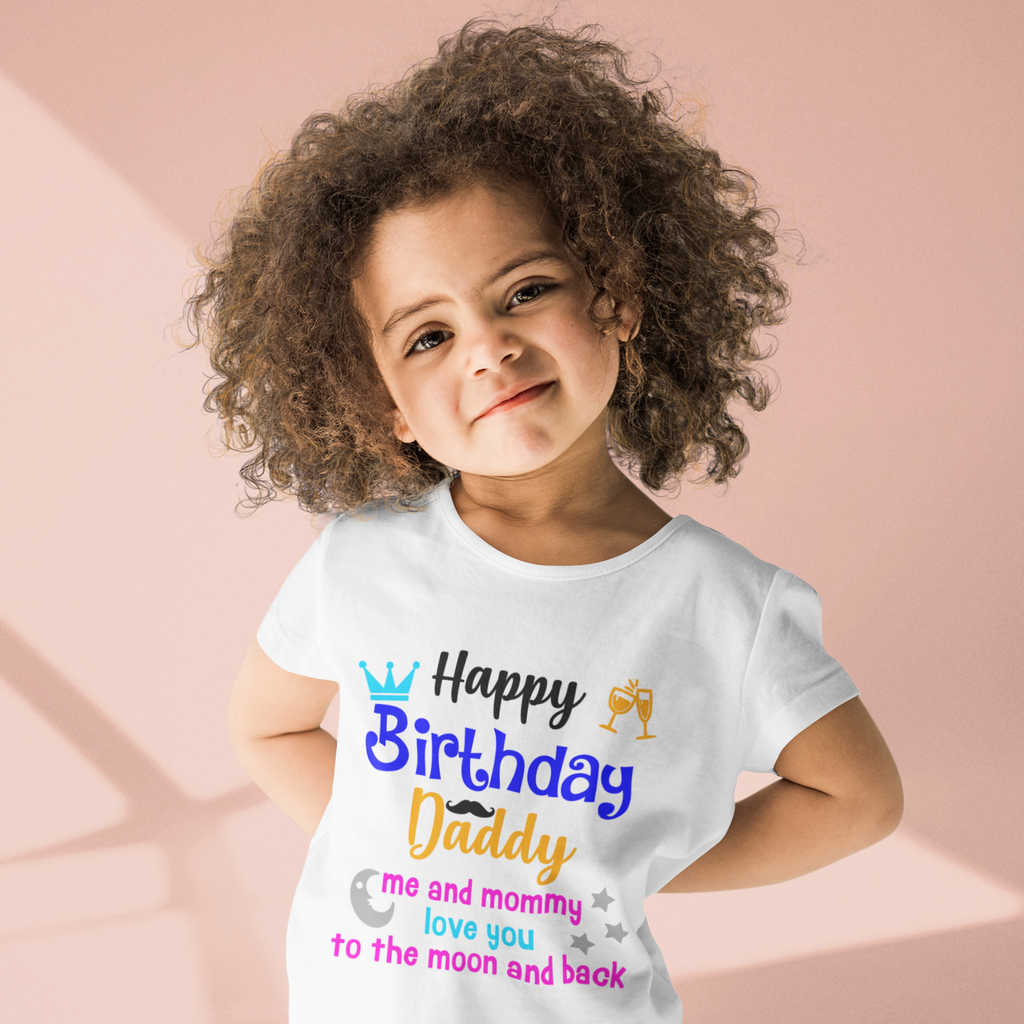 Happy birthday daddy t shirt hot sale for baby