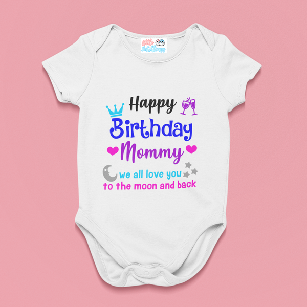 Happy birthday mommy onesie sales