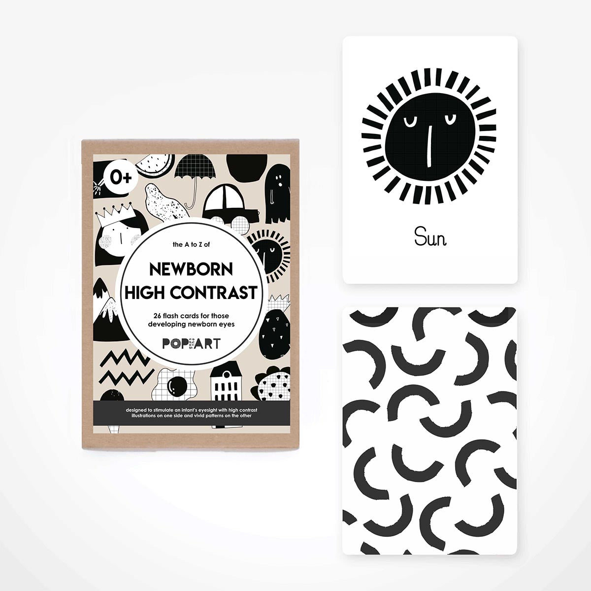 Flash Cards | Newborn High Contrast Cards