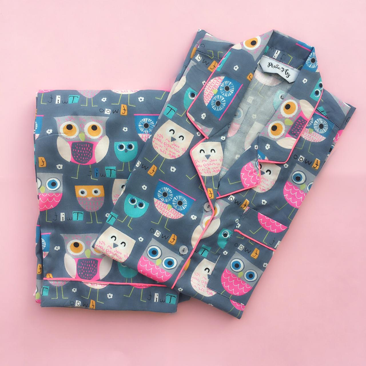 Kid's Pyjama Set - Owl