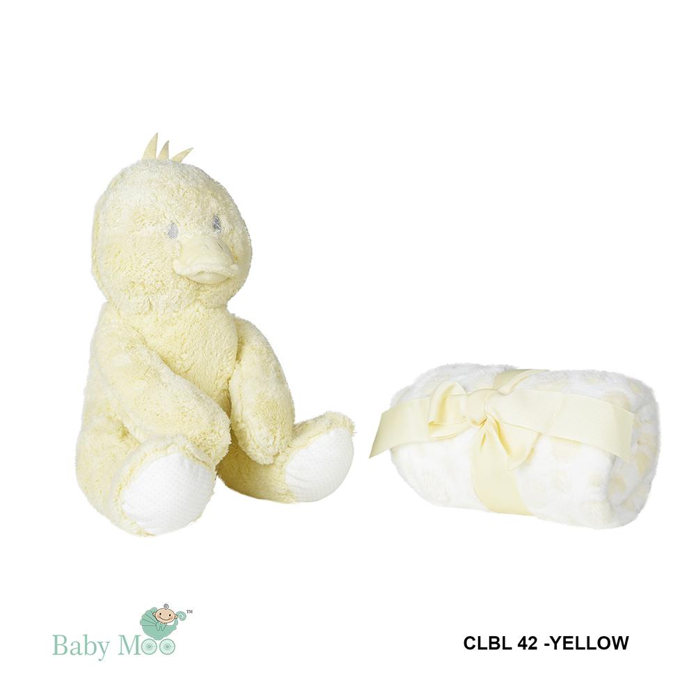 Duck Yellow Star Toy Blanket