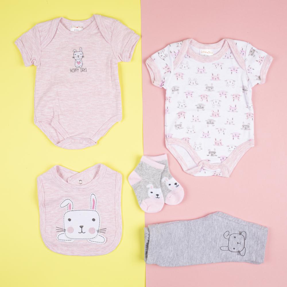 Baby Moo Kitty Pink 5 Pcs Gift Set