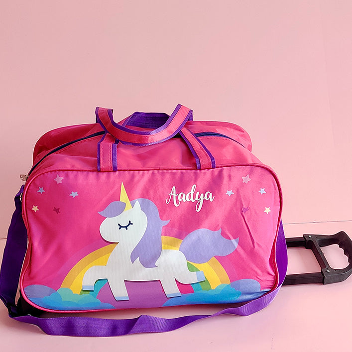Trolley Bags - Pink Unicorn