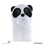 Sleepy Panda White Animal Hooded Towel