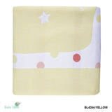 Giraffe Yellow Muslin Blanket