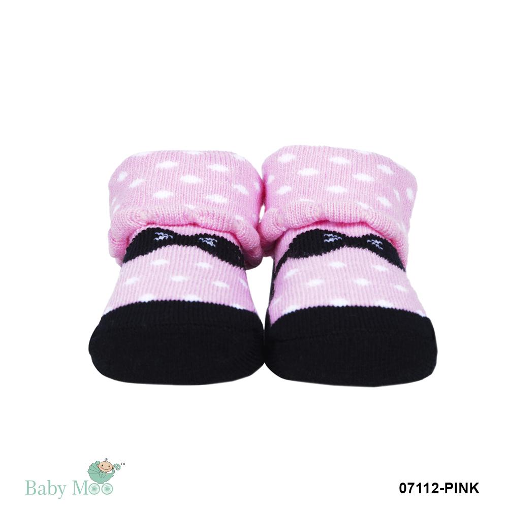 Striped Pink 3 Pk Socks