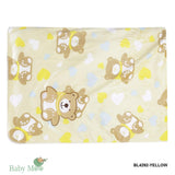 BFF Bear Yellow Fur Blanket