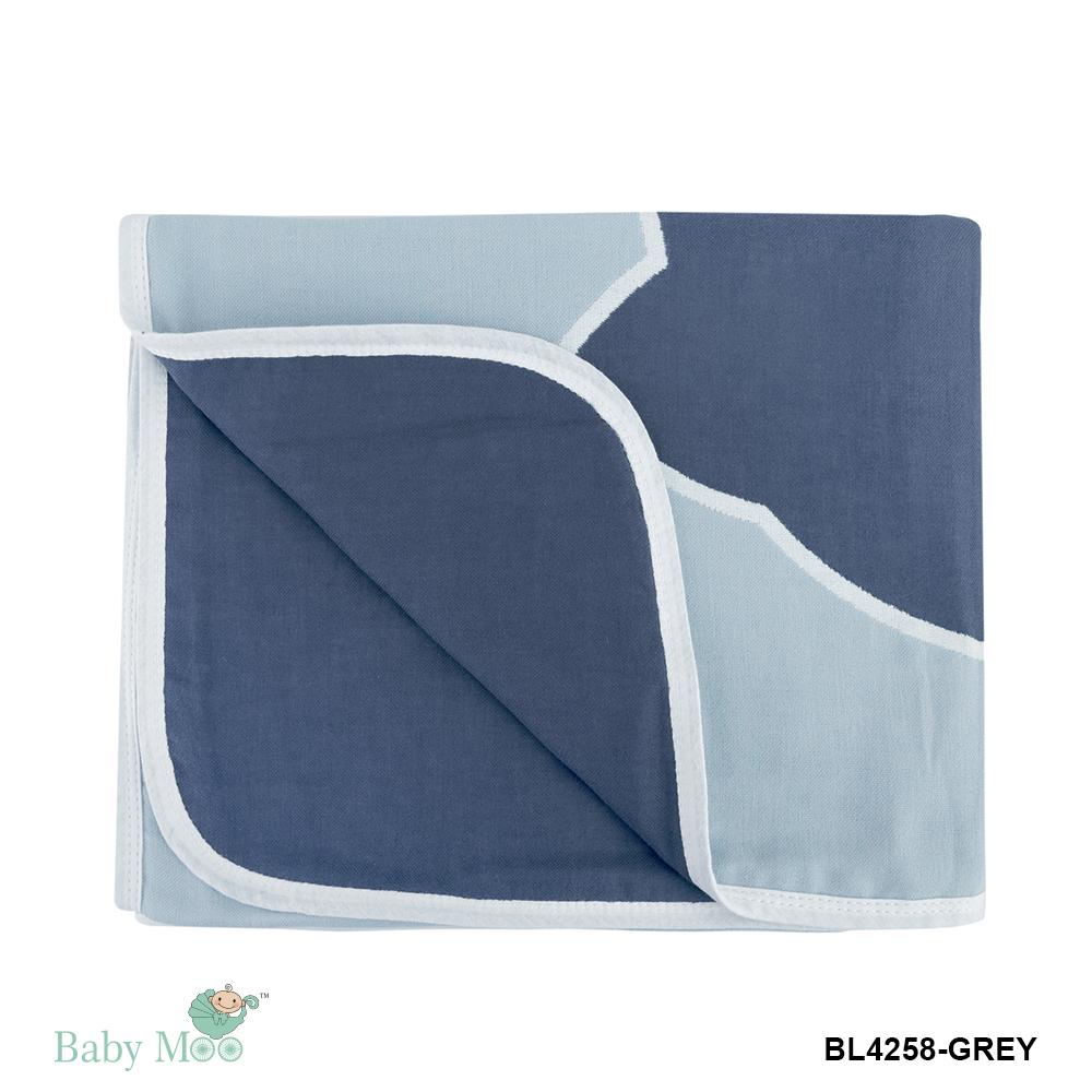 Sweet Light Blue Big Baby Muslin Blanket