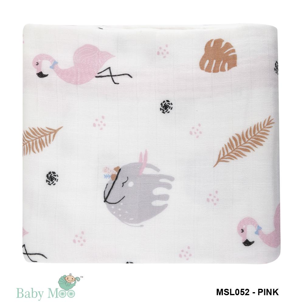 Flamingo Pink Bamboo Blanket