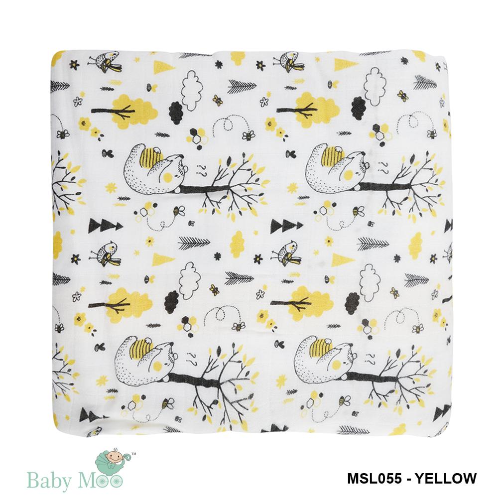 Into The Wild Yellow Bamboo Blanket