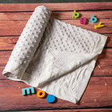 Dreamy Grey Bubble Blanket