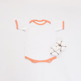 Orange Love Bodysuits - Set Of 3