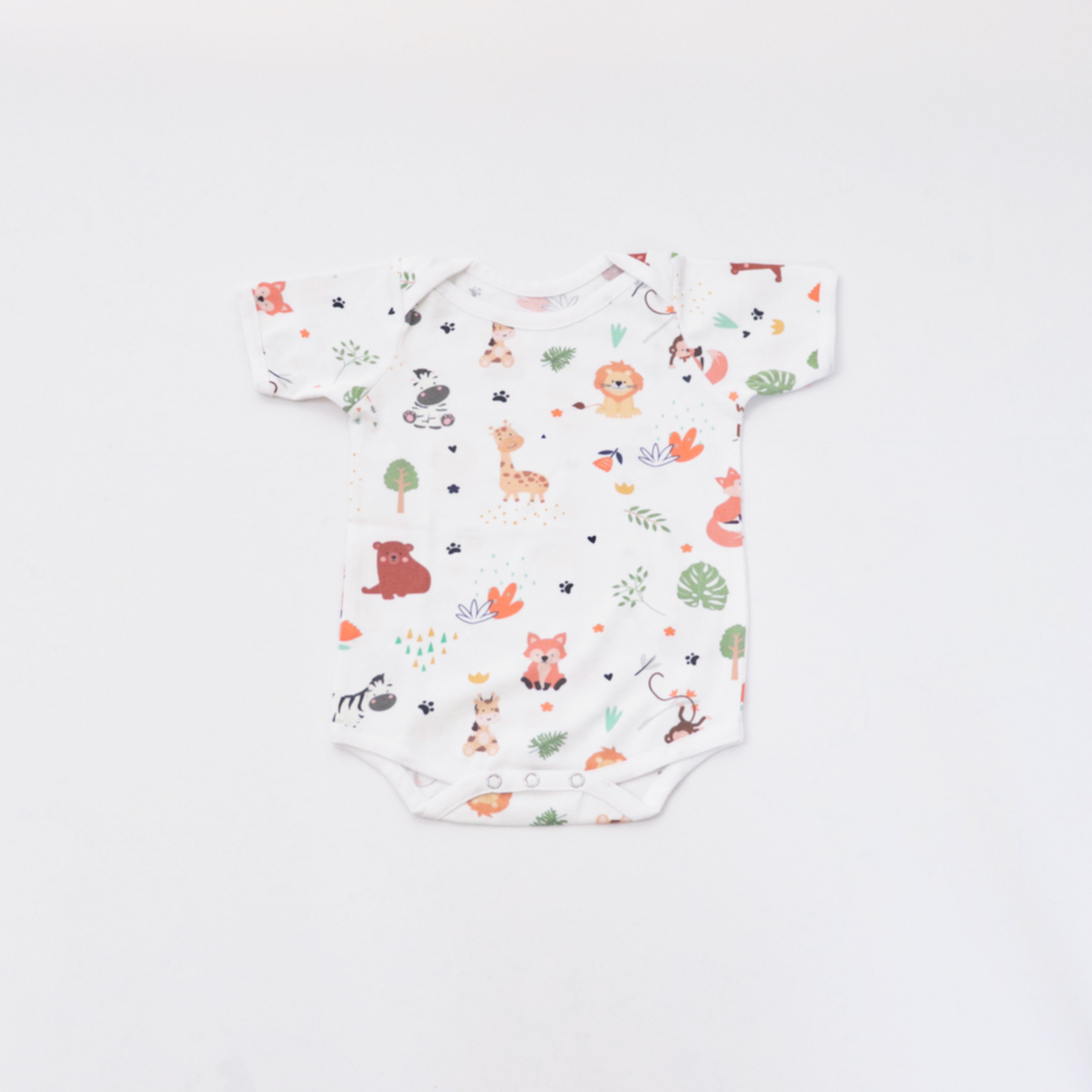 Baby Animals Bodysuits - Set Of 2