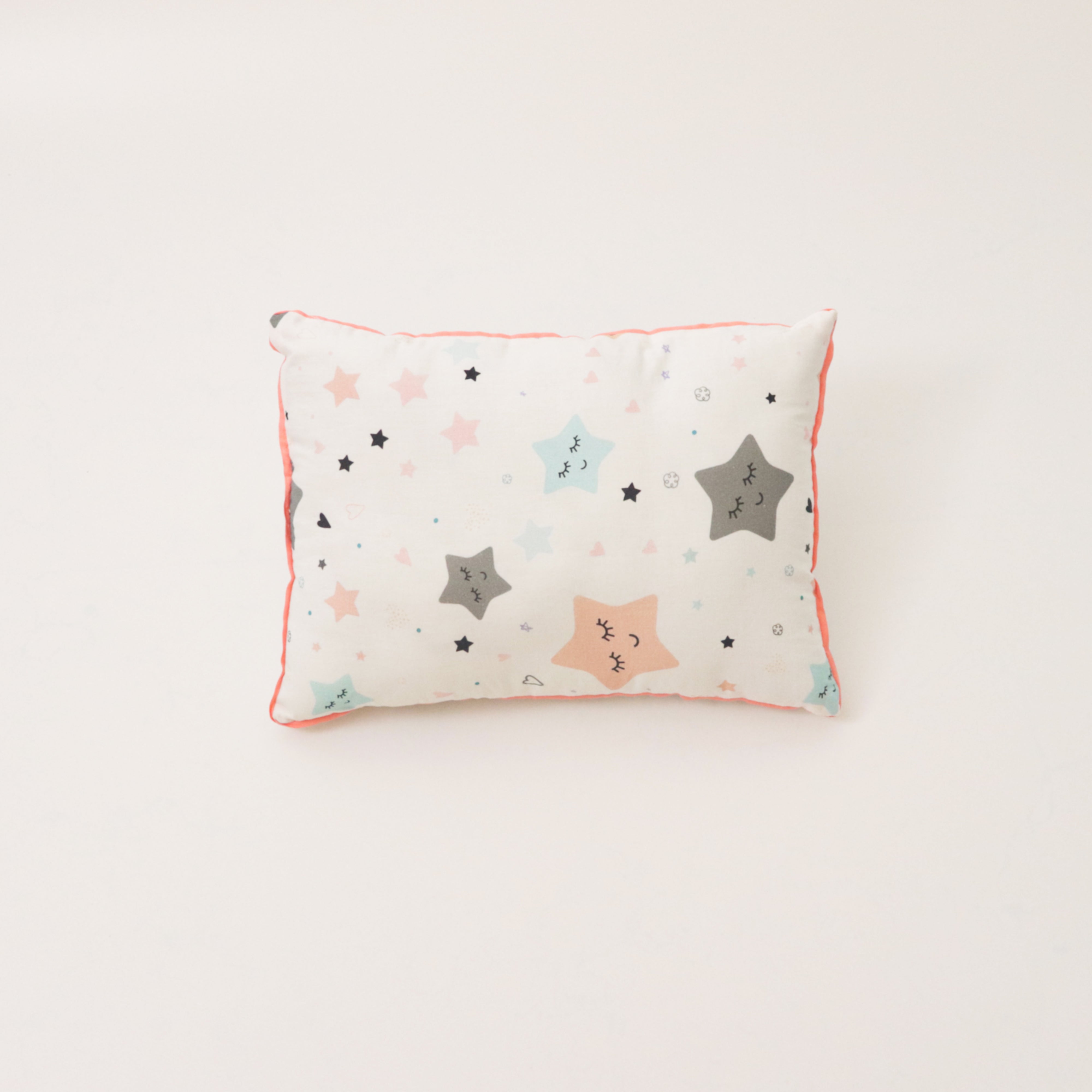 Twinkly Stars- Throw Cushion (Peach)