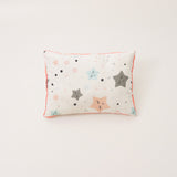 Twinkly Stars- Throw Cushion (Peach)