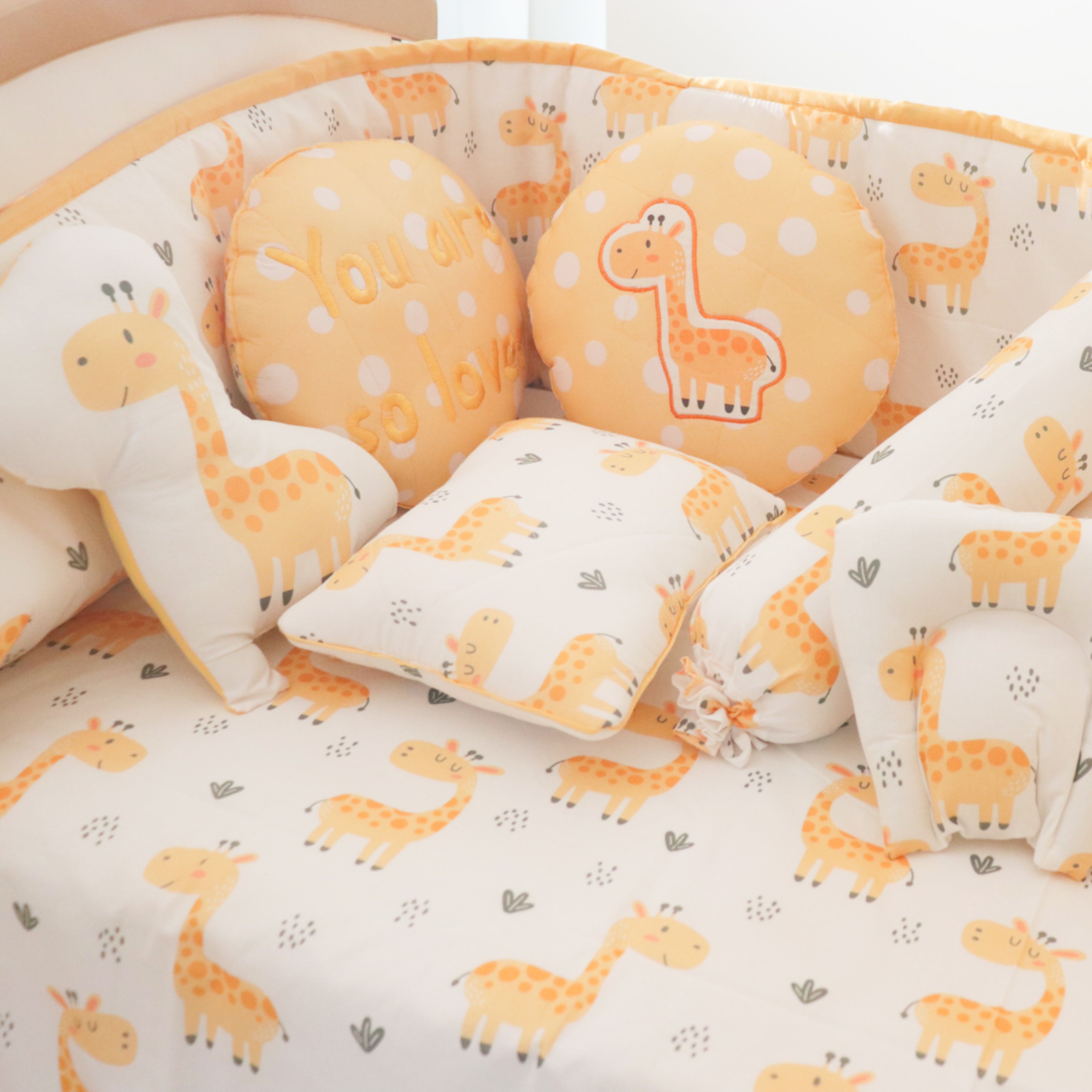 Baby Giraffe - Throw Cushion