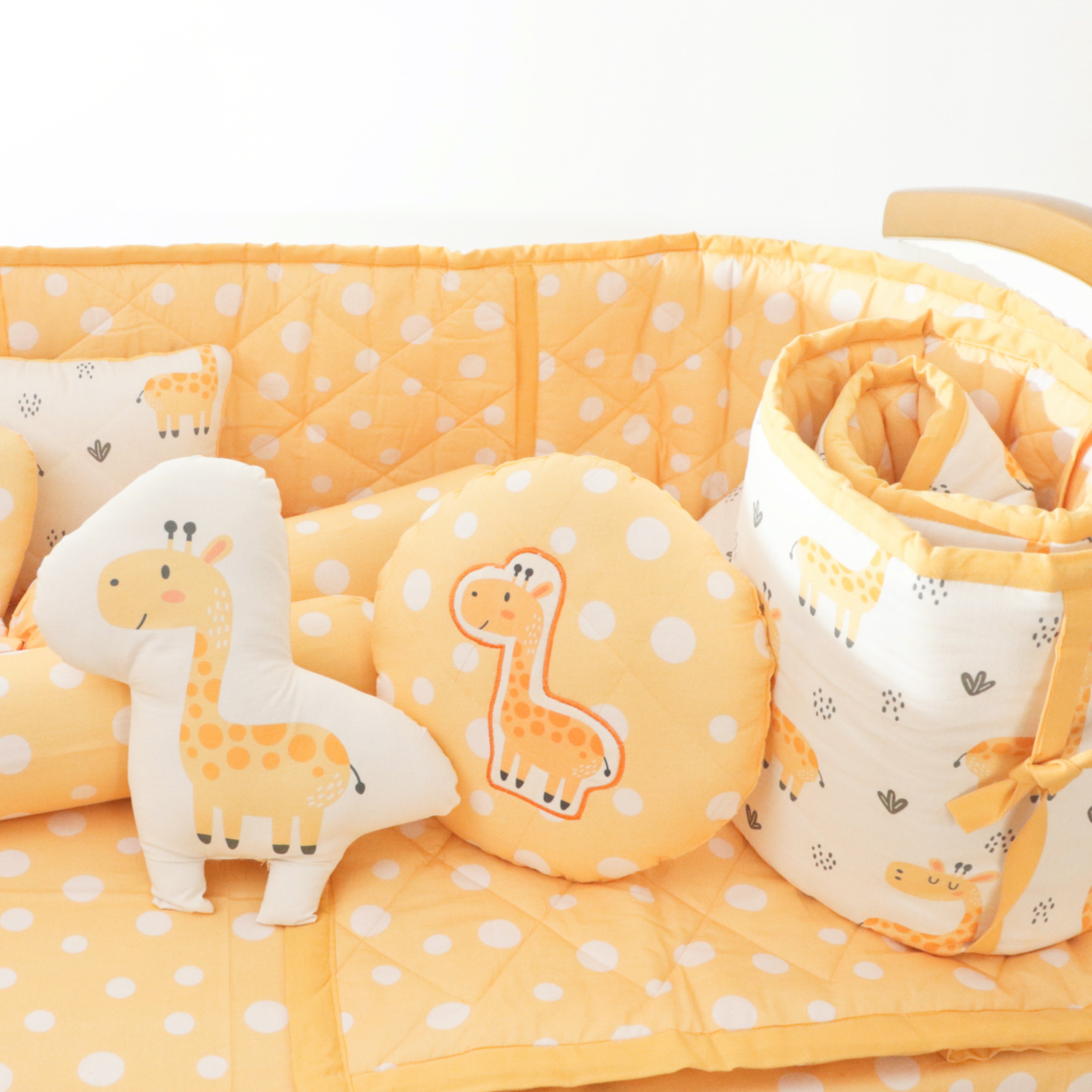 Cute Polka - Organic Cot Bedding Gift Set