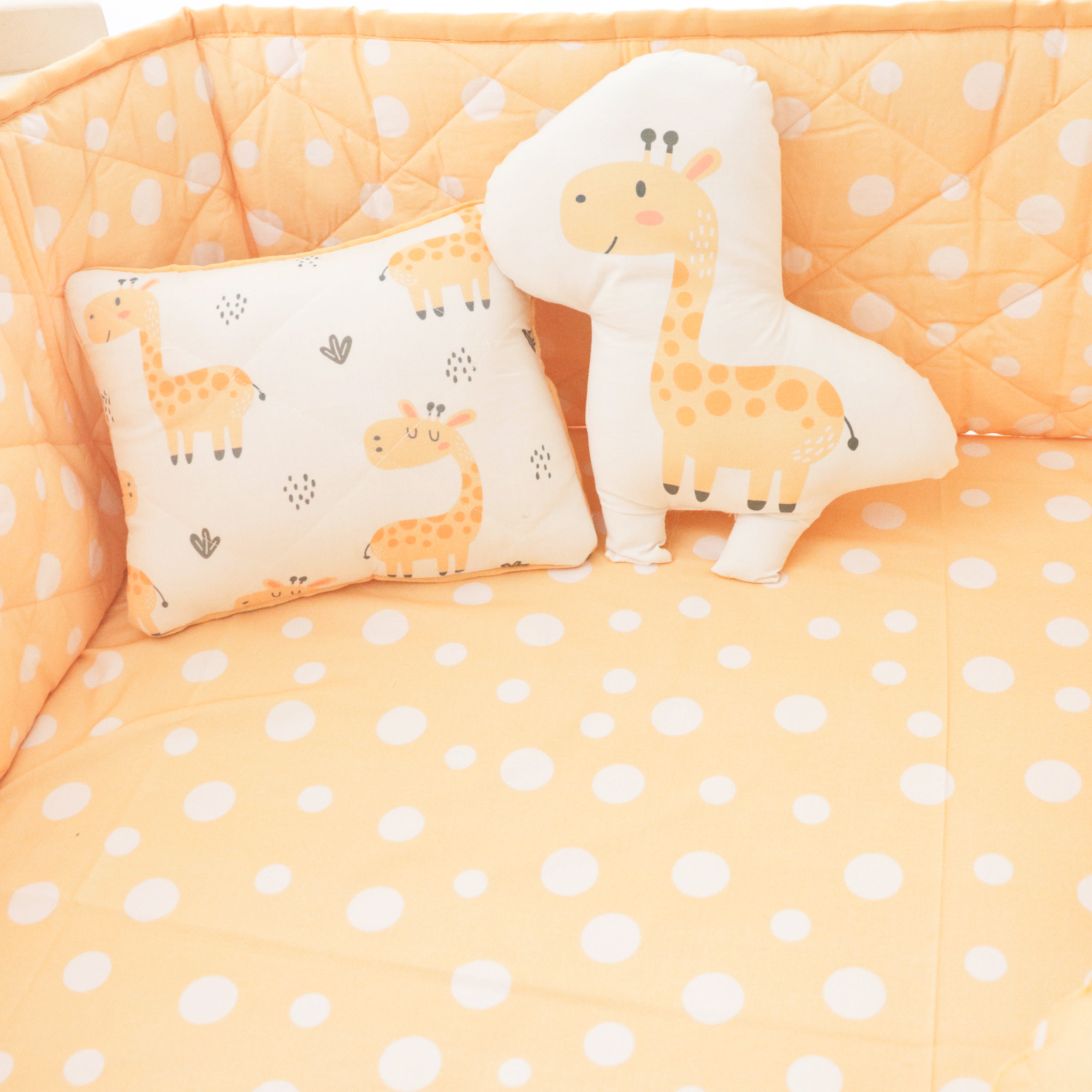 Baby Giraffe - Quilted Pillow