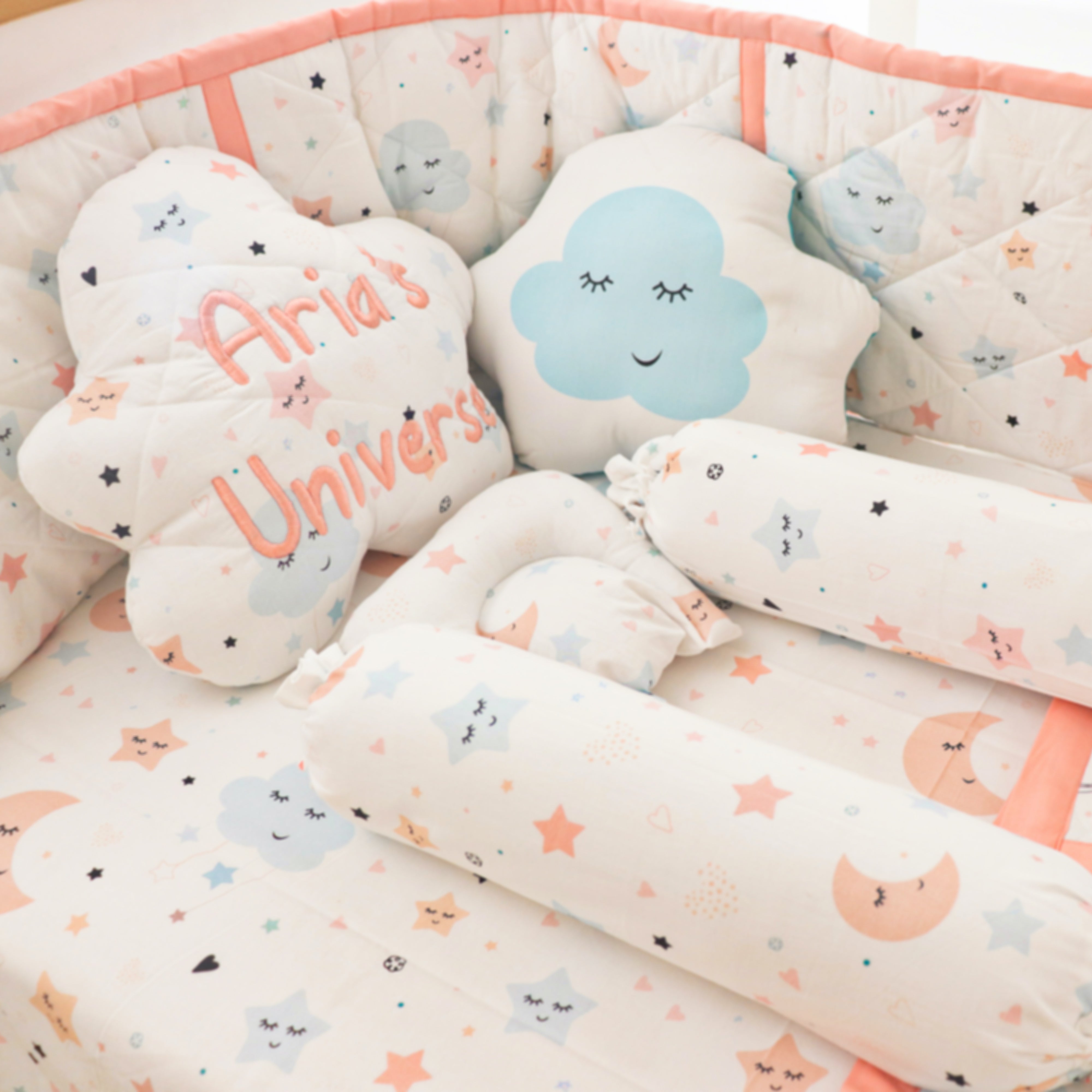In The Sky - Organic Cot Bedding Gift Set