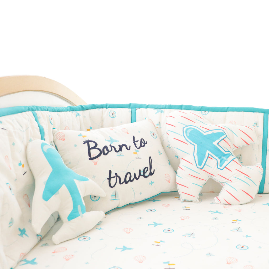 Born To Travel - Throw Cushion