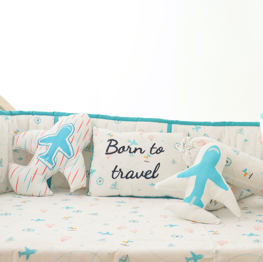 Born To Travel - Throw Cushion