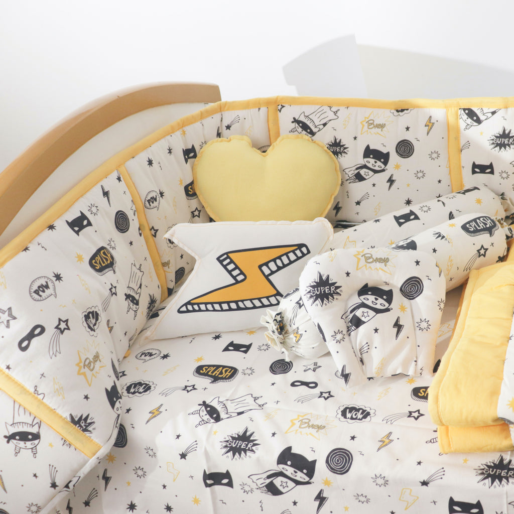Superbaby - Organic Cot Bedding Gift Set
